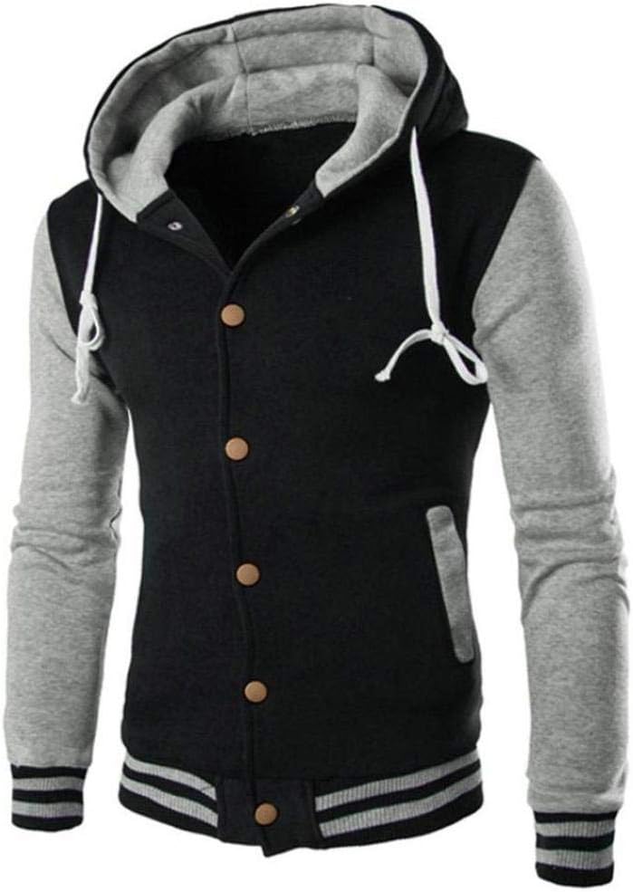 Binmer Mens' Fashion Winter Coat Jacket Outwear Sweater Winter Slim Hoodie Warm Hooded Sweatshirt