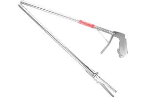 BELLIFFY Snake Catcher Clip Stainless Steel Non-Slip Snake Grabber Tongs Foldable Reptile Handling Tool for Outdoor Garden Us