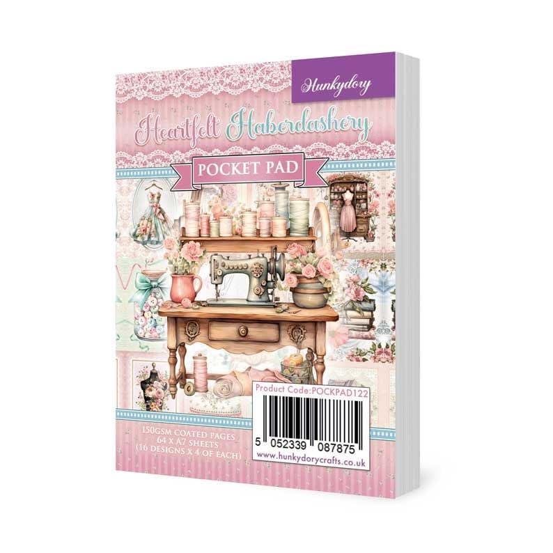 Hunkydory Crafts Heartfelt Haberdashery Pocket Pad
