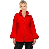 IC Collection Textured Circle Jacquard Jacket