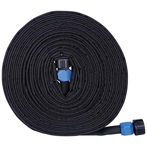H2O WORKS Flat Weeper Soaker Hose, 50 Feet Dripping Water Hose Heavy Duty Garden Hose Pricepulse