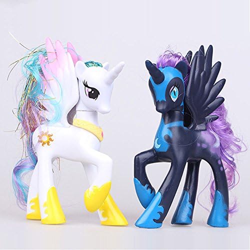 gg Little Pony MAGIC White Princess Celestia Collector Action Figure Toy Gifts