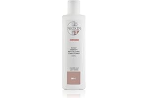 Nioxin System 3, Therapy Conditioner, with Peppermint Oil, Treats Sensitive Scalp & Provides Moisture, For Color Treated Hair with Light Thinning, Various Sizes
