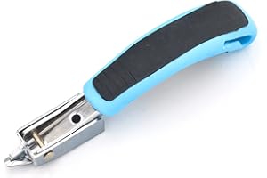 GEARLINTON Staple Remover Heavy Duty for Upholstery Staple Puller Lifter with Ergonomic Handle for Removing Nails in Furniture Carpet Floor Carton (Blue)