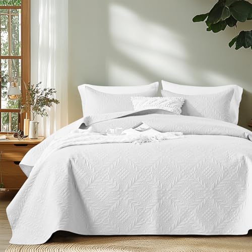 Quilt Bedding Set Lightweight Coverlet 3 Pieces