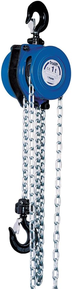 Tractel 29448 2T TraLift Manual Chain Hoist Without Chain, Blue