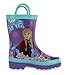 Disney Frozen Girls Anna and Elsa Pink Rain Boots - Size 11 Little Kid