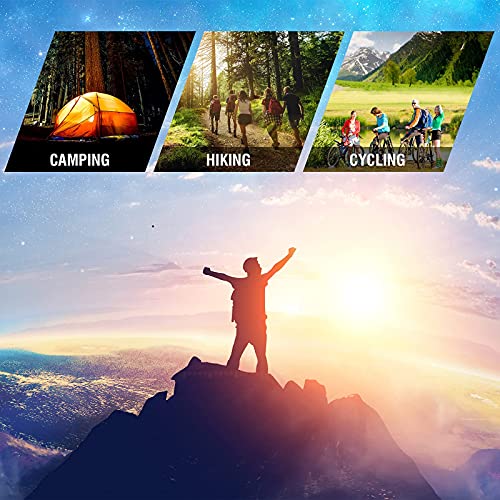 YUEDGE Men's Hiking Socks Moisture Wicking Cotton Heavy Cushion Outdoor