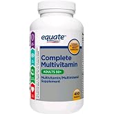 Equate Mature Adult 50+ One Daily Complete Multivitamin Compare to Centrum Silver (400 Ct)
