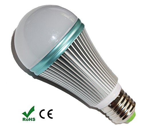 SML Indoor Light BL8W 8 Watt LED Light Bulb, 50w Light Bulb Equivalent E27 Base Aluminum Body 800 Lumens (5500K) AC85 - 265V, Cool White