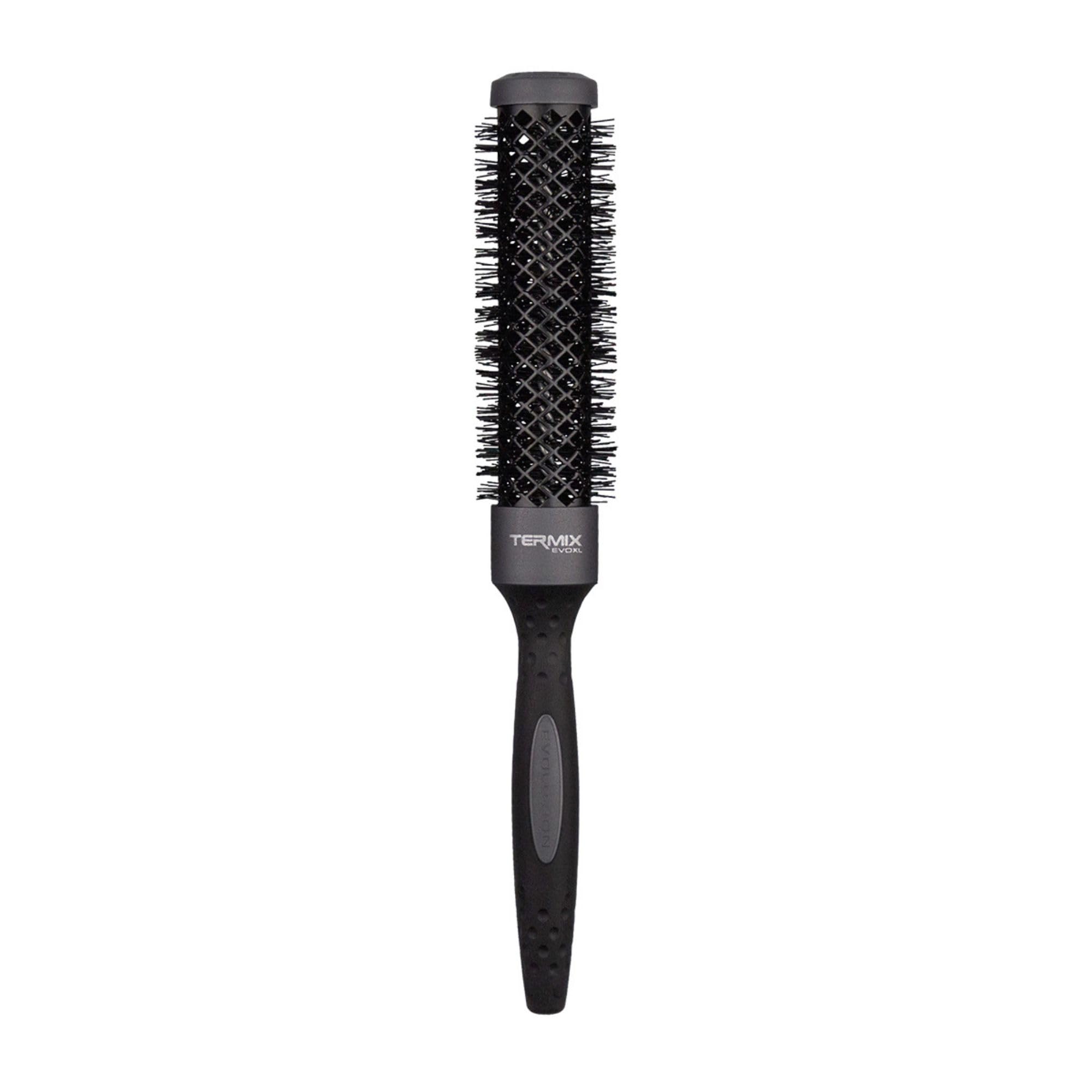 Termix Evolution XL Round Hairbrush Ø 28 mm, 3cm longer- Hairbrush with ionized fibers and a 25% extra surface for faster drying