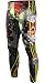 zipravs Men's Cool Dry Compression Baselayer Workout Long Tight Pants