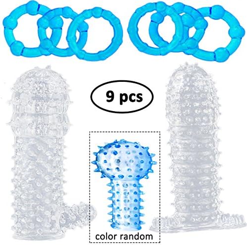 9pcs/Set C Ring Quality Silicone: Different Kinds Of C-ock Ring Massage