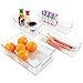 mDesign Kitchen, Pantry, Refrigerator, Freezer Storage Organizer Bins - Set of 4, Clear