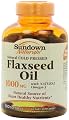 Sundown Naturals Flaxseed Oil 1000 Mg Softgels, 200 Count