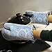 Silicone Oven Mitts Gloves for Pot Holders Heat Resistant Kitchen Mitts with Quilted Cotton Lining by WCountFair -1 Pair