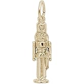 Rembrandt Nutcracker Soldier Charm - Metal - Gold-Plated Sterling Silver