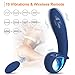 G-spot Anal Vibrator Automatic Inflatable Prostate Massager Sex Toys - Adorime Rechargeable Silicone Vibrating Butt Plug Expansion Stimulator with 10 Modes & Wireless Remote for Men Women