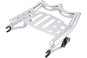 Aferrizu 1.25" Thick Quick Release Luggage Rack for Harley Davidson Touring Street Glide Electra Glide Road King Road Glide 2