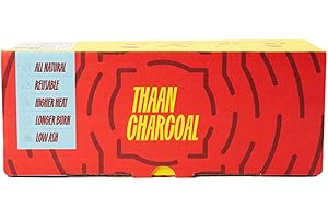 THAAN CHARCOAL Thaan, Thai-Style Charcoal. 4-6 Hour Burn Time. Restaurant Grade Charcoal. Low Ash, No Smoke, High Heat. Up to 1200 Degrees. Binchotan Quality, Extruded Process. (5, Pounds)