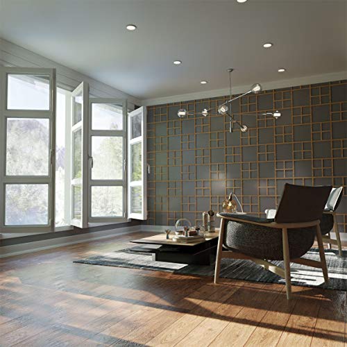 Ekena Millwork WALW12X12X0375BURMF Burnett 3/8"T Decorative Fretwork Wall Panel…