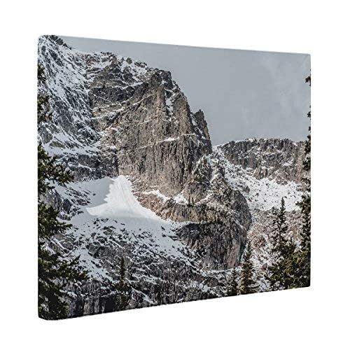 Snow Covered Mountain CANVAS Wall Art Décor Handmade Products