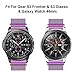 SWEES for Gear S3 Frontier/Classic Bands Metal Small & Large, 22mm Milanese Stainless Steel Replacement Wristband for Samsung S3 Smart Watch Women Men, Black, Silver, Blue, Grey, Colorful, Rose Gold