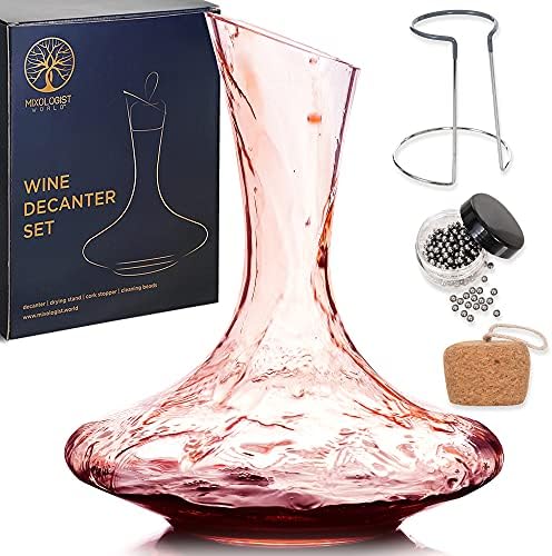 Produktbild von Mrs. Jones Swirling Carafe Kristallen Glazen Wijnkaraf - Vacuüm Vin