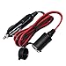 SPARKING 12FT Car Cigarette Lighter Extension Cord 12FT - Male Plug to Female Socket 16AWG Heavy Duty Extension Cable with LED Lights Power for Tire Pump, Air Compressor (12FT)