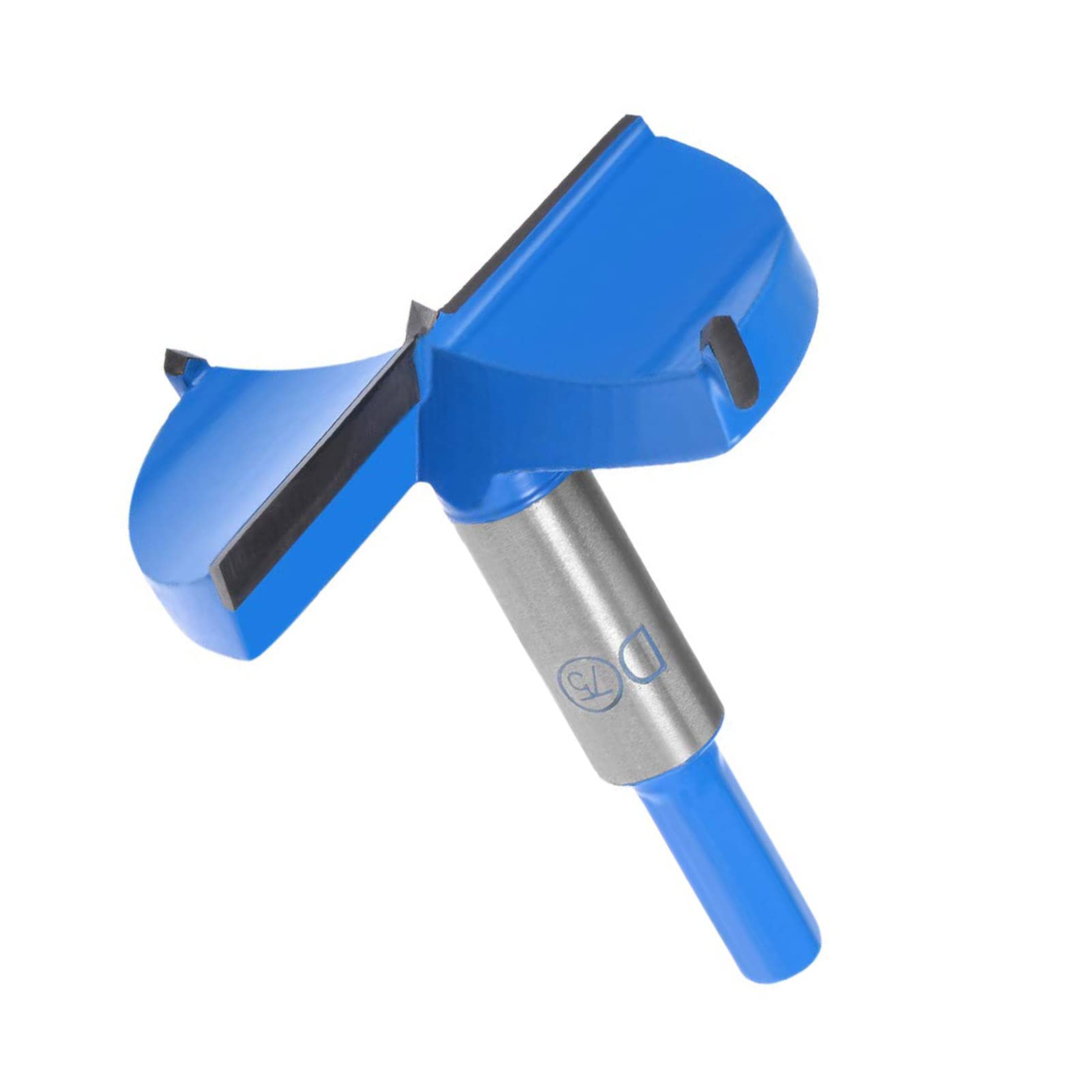 TA-VIGOR 75mm Forstner Drill Bit, Tungsten Carbide Wood Hole Saw Auger Opener for Woodworking Hinge Hole Drilling Boring Bit Cutter (Blue, Gray Tone)