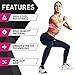 RIMSports Hip Resistance Bands for Legs & Butt - Ideal Booty Bands for Squats - Non-Slip Fabric Resistance Bands & Glute Bands for Lunges - Premium Hip Band & Booty Bands for Women & Men