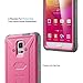 ULAK Galaxy Note 4 Case, [Drop Protection] Knox Armor [Rugged Defense] Heavy Duty with Shock Absorbent [Dual Layered Hybrid Case] Cover for Samsung Galaxy Note 4 - [Rose pink]