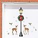 Holiday Deer Lamp Post Garage Magnet