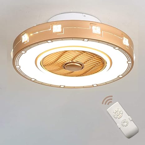 LED Fan Deckenleuchte Unsichtbarer Deckenventilator Moderne kreative