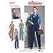 Simplicity Pattern 8447 H5 Misses' 1940s Vintage Pants, Overalls and Blouses, Size 6-8-10-12-14
