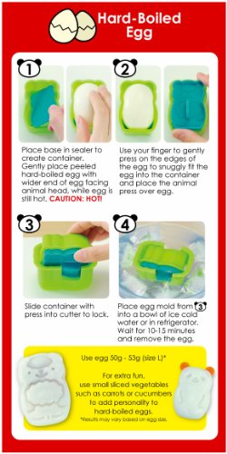 CuteZCute Animal Palz Mini Bento Sandwich Stamping Cutter & Egg Shaper - Thumbnail 3