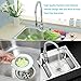 Kitchen Sink Strainer, 2 PCS Anti-clogging Sink Drain Strainer, 4.5