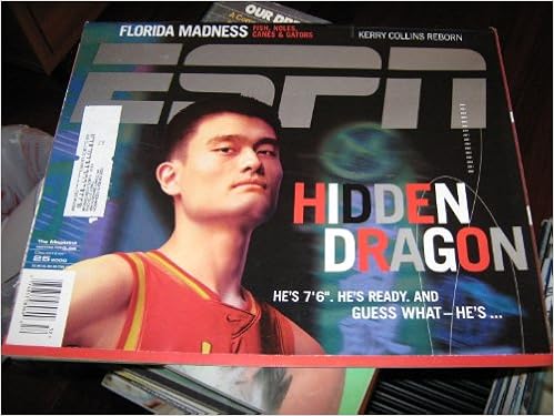 Espn Magazine Yao Ming Florida Madness Kerry Collins December