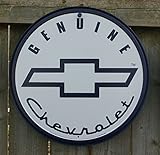 Genuine Chevrolet Tin Sign 12 x 12in