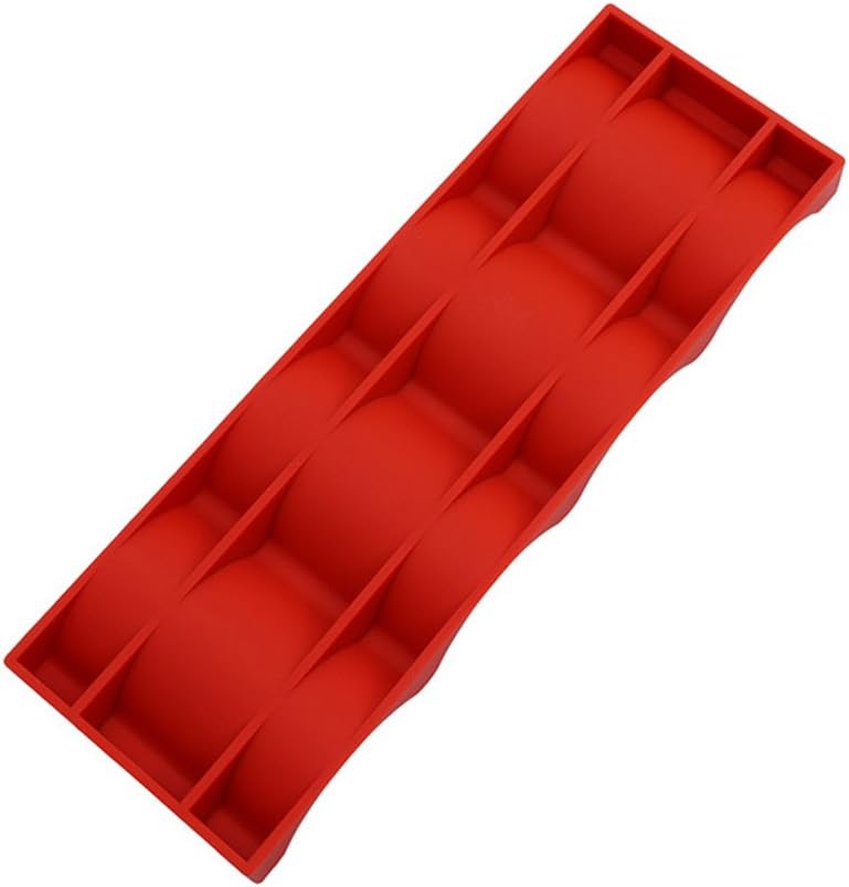 Rot BESTONZON Silikon Flaschenhalter Flaschenregal Kühlschrank Faltbare