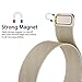 Crodi Fitbit Blaze Bands With New Metal Frame, Stainless Steel Magnetic Milanese Replacement Band for Fitbit Blaze Women Men (Champagne, L)