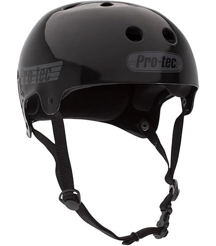 Amazon.com : Pro-Tec Classic Skate, Gloss Black, S : Skate