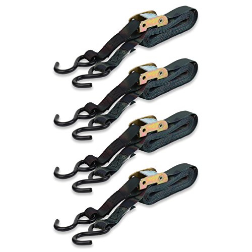 Mann-Cambuckle-Tie-Down-Straps-with-S-hooks-4-Pack-Set-1-Inch-x-10-Feet-300-Pound-Load-Capacity-900-Pound-Break-Strength-Camo