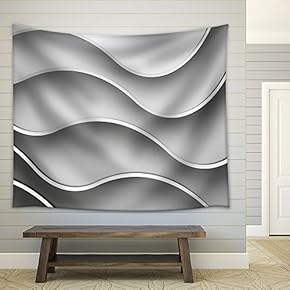 3D Abstract Pattern Wallpaper Geometric Background - Fabric Wall Tapestry Home Decor - 51x60 inches