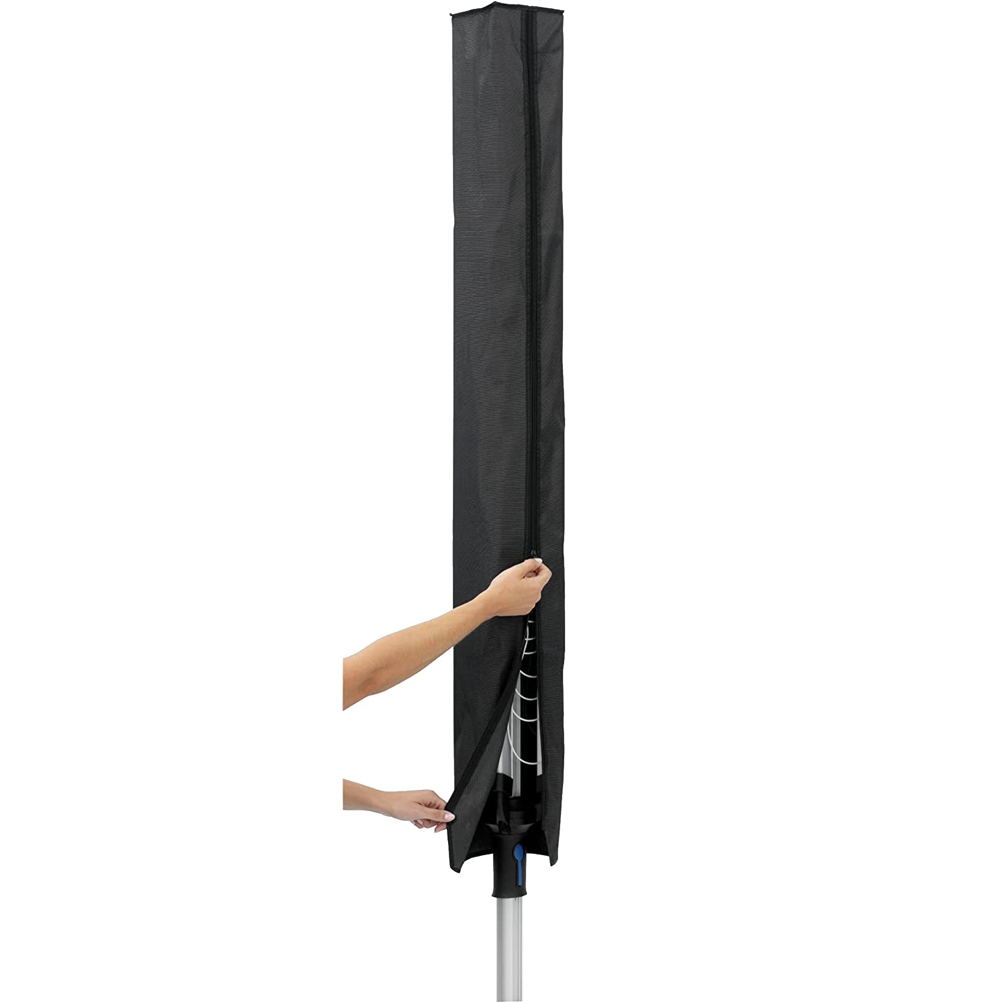 “The Most Durable” Rotary Washing Line Cover with Zip by Smith’s® | 160 x 15 x 15cm (Universal Fit) | Heavy Duty Airer Parasol Cover Dryer for Garden | Waterproof & Weatherproof