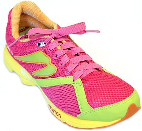 SlackLace - Flat Elastic Shoe Laces - No Lock, No Re-Tie, Pink, Small