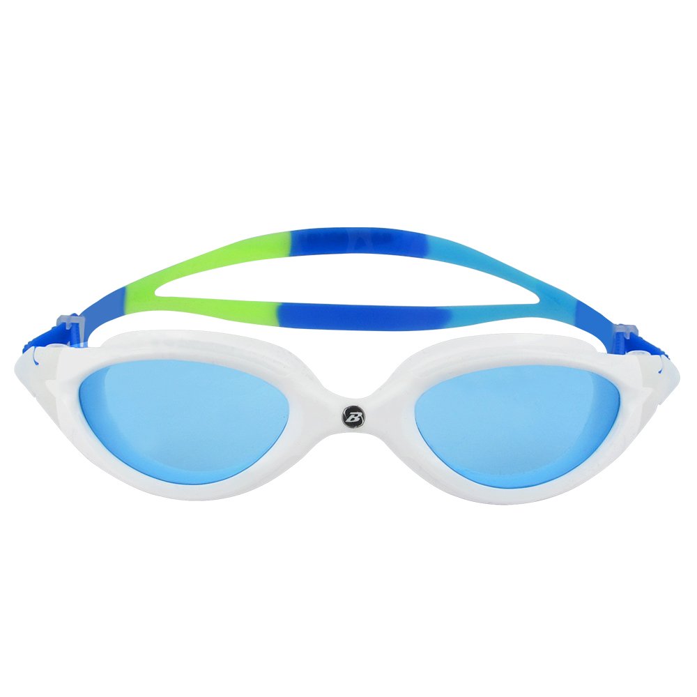 Barracuda Junior Swim Goggle VENUS JR - Curved lenses One-piece Frame Soft Seals, Anti-fog UV Protection, Easy adjusting Quick Fit for Teens ages 12~18 IE-90620 (BLU)