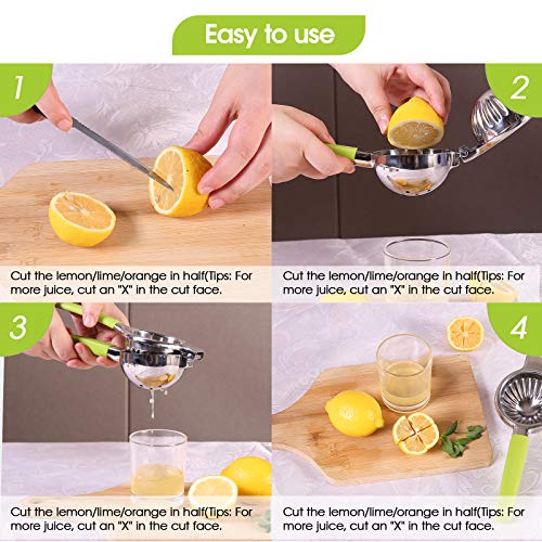Handheld Lemon Squeezer Heavy-Duty Lemon Squeezer Stainless