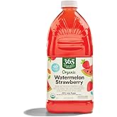 365 by Whole Foods Market, Organic Reduced Sugar Watermelon Strawberry Juice, 64 Fl Oz
