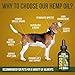 Hemp Oil for Dogs and Cats - Provides Dog Anxiety Relief - Includes Omega 3,6,9 and Vitamin C, E (3-in-1) - 1500mg - US Made - Reduces Travel and Vet Stress